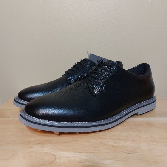 G/Fore Gallivanter Pebble Leather Golf Shoes Onyx Black G4MC20EF01 Men's 11.5 - Picture 3 of 7